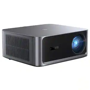 Happrun - Official Licensed Google TV Smart Projector, 4K Supported Home Theater, 4000 ANSI, Dolby Audio, Auto Focus & Keystone - Black