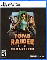 Tomb Raider I, II, III Remastered for PS5.