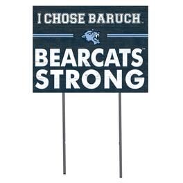 Jardine - CUNY Baruch College 18" x 24" I Chose Yard Sign - Navy