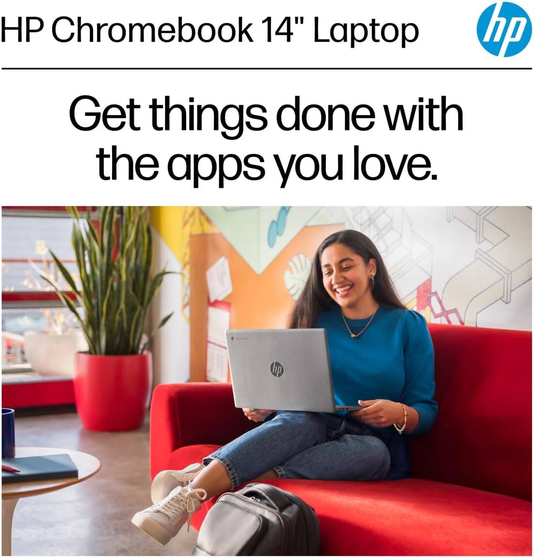 HP Chromebook 14" Laptop

Get things done with the apps you love.