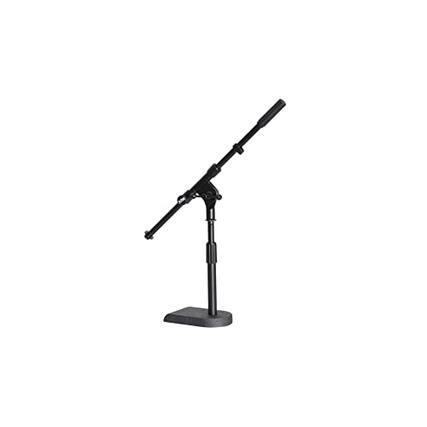 Front. On Stage Stands - On-Stage Bass Drum Boom Microphone Stand (MS7920B) - Black.