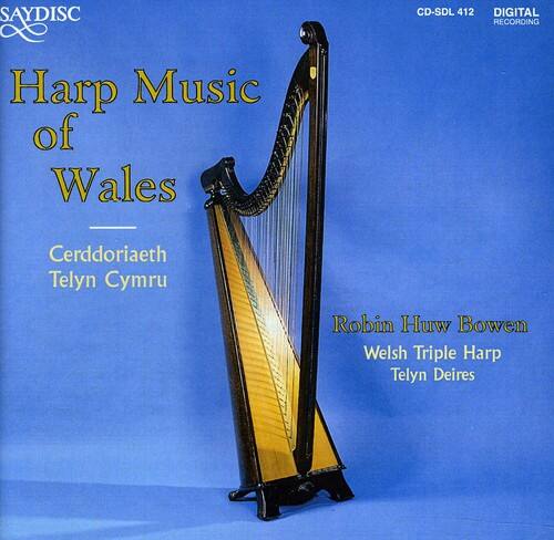 SAYDISC  
CD-SDL 412  
DIGITAL RECORDING  

Harp Music of Wales  
Cerddoriaeth Telyn Cymru  

Robin Huw Bowen  
Welsh Triple Harp  
Telyn Deires