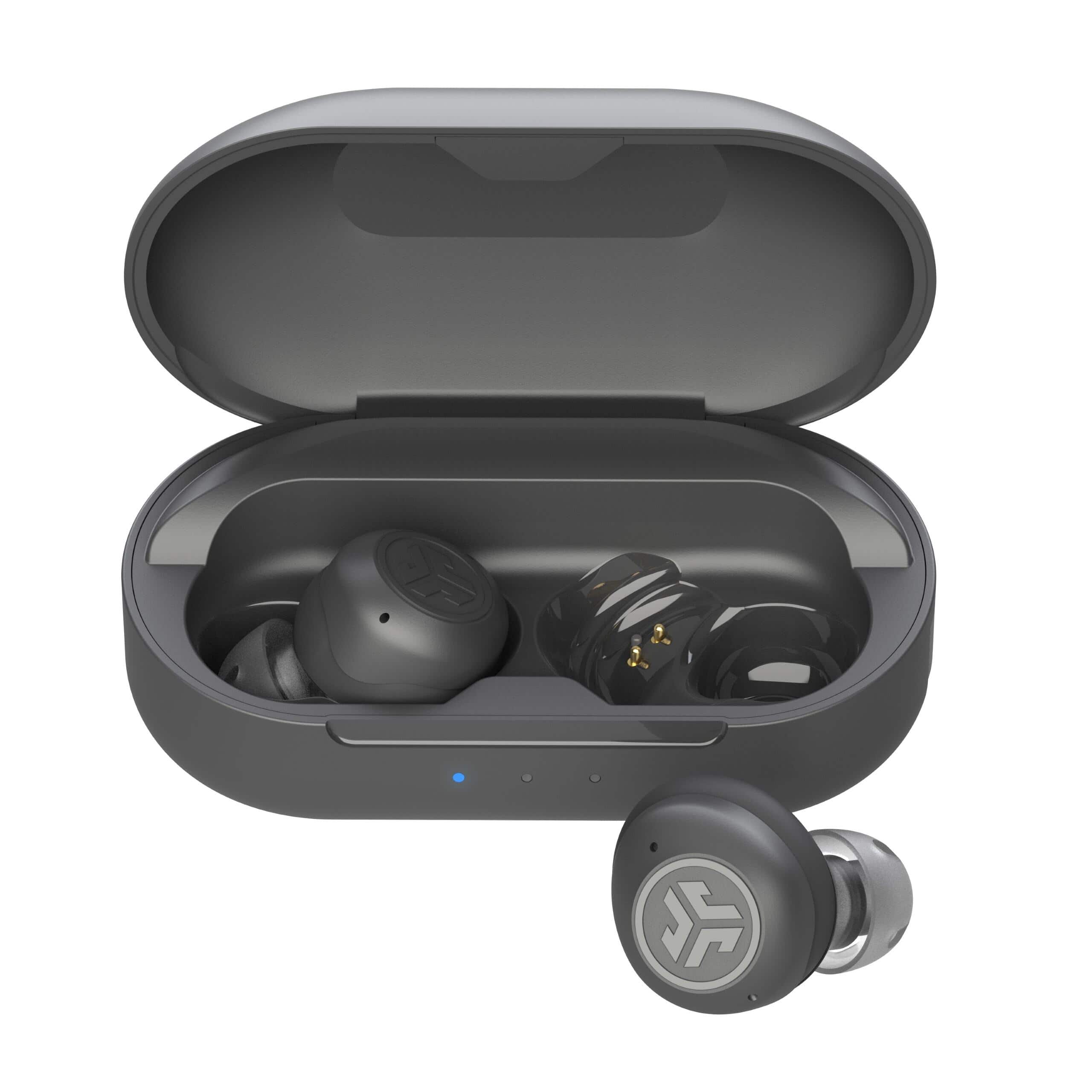 JLab - 2-in-1 Hear OTC Hearing Aid and Earbuds - Graphite - Front_Zoom