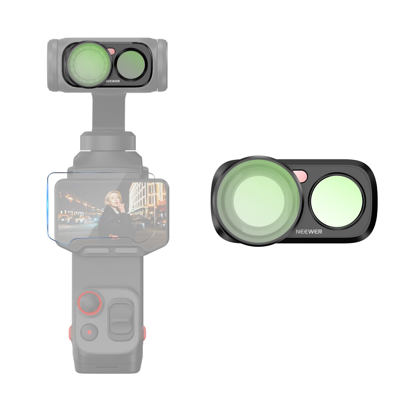 Neewer FL L21 0.75X Wide Angle Lens for Insta360 Luna Ultra, 108° FOV ...