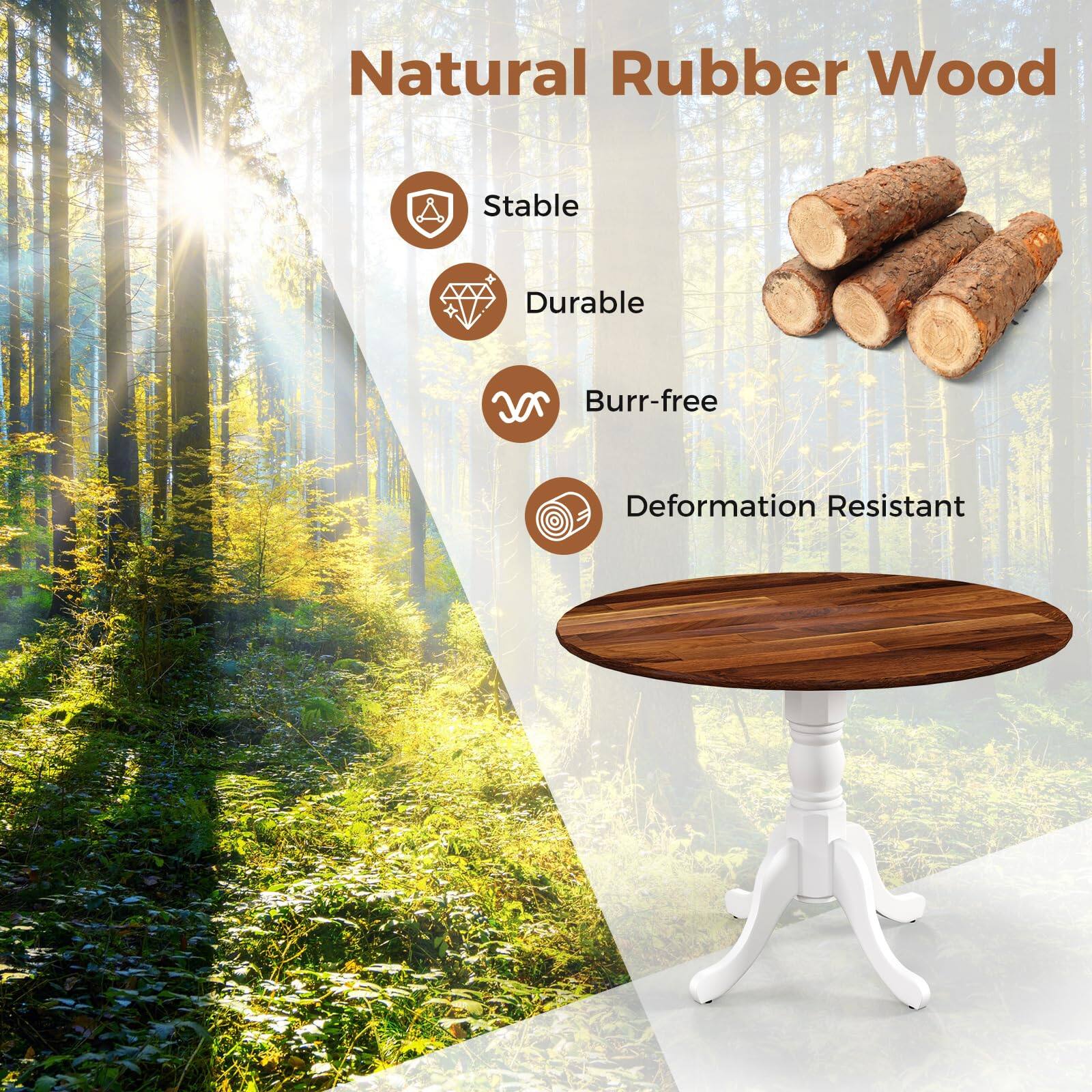 Natural Rubber Wood

- Stable
- Durable
- Burr-free
- Deformation Resistant
