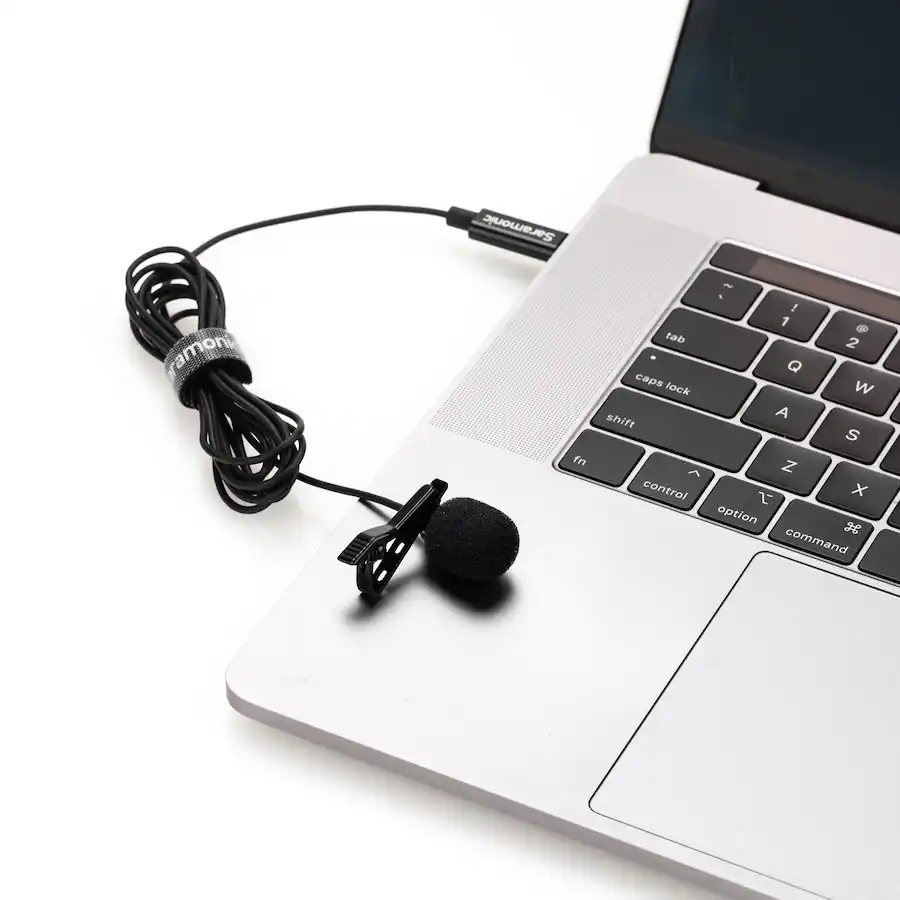 Good Computer Output Image Saramonic Lavalier Mic w/ USB C Output, 6.6' Cable & USB Adapter for ...