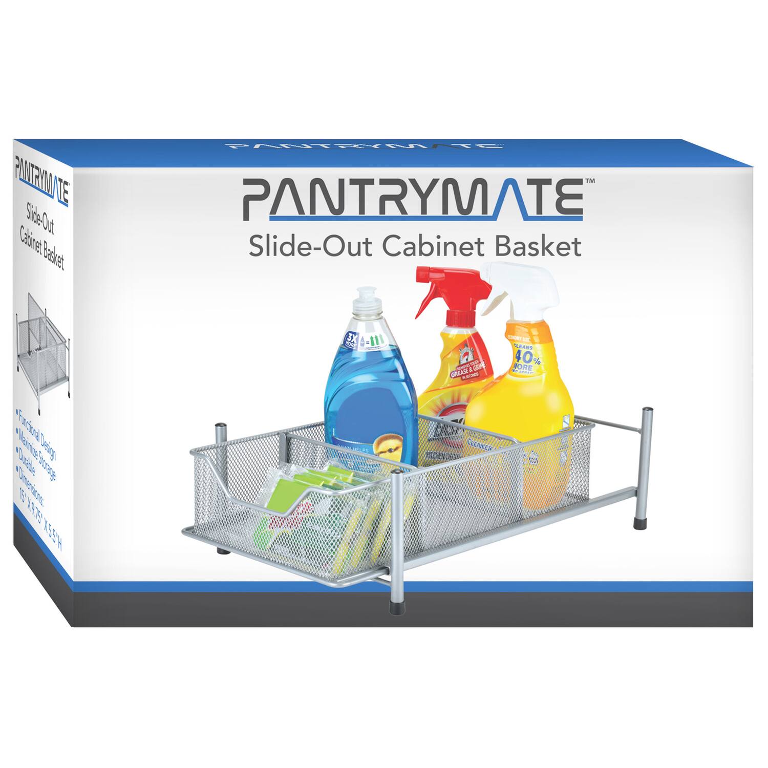 PANTRYMATE Slide-Out Cabinet Basket  
PANTRYMATE PN TMM PANTRYMATE TE Slide-Out Cabinet Basket 3X 1 - LAVN  
ORLcE . T Cm - SLEANE 40 2 FORE  
racra" loering! kde r Mes nothing_to_trncrie D Deestess K938 159%