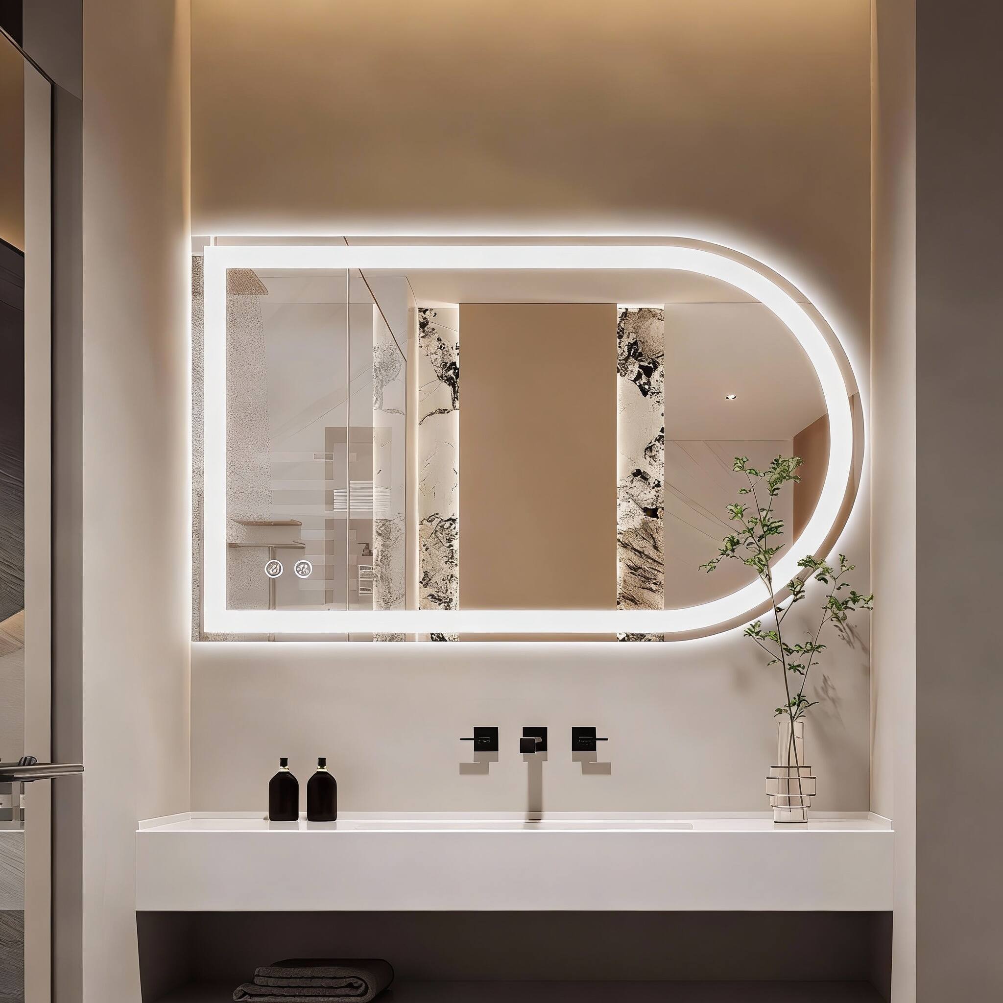 Horizontal(left-cut) 40"L x 24"W