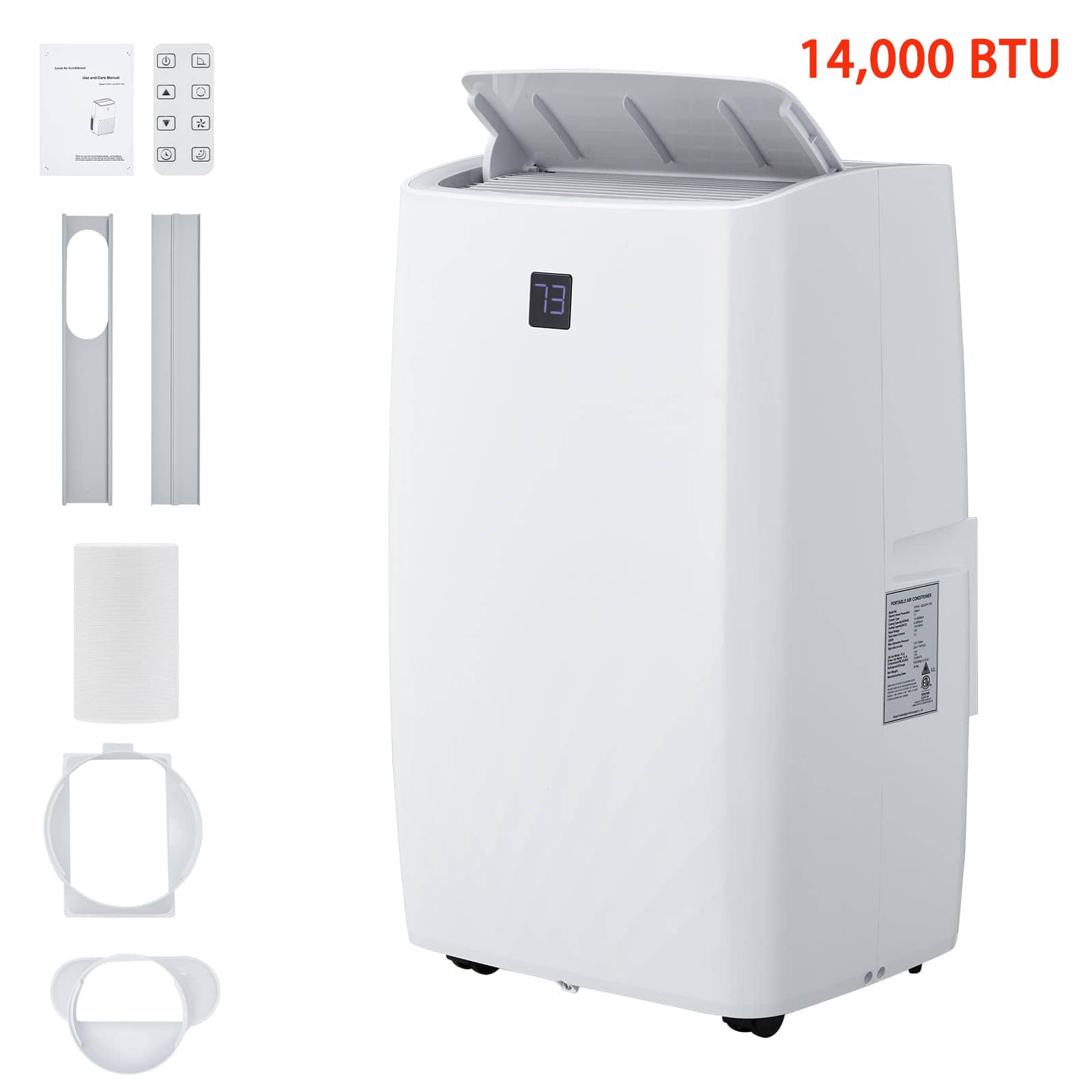 GARVEE - 14000 BTU Portable Air Conditioner up to 750 sq.ft