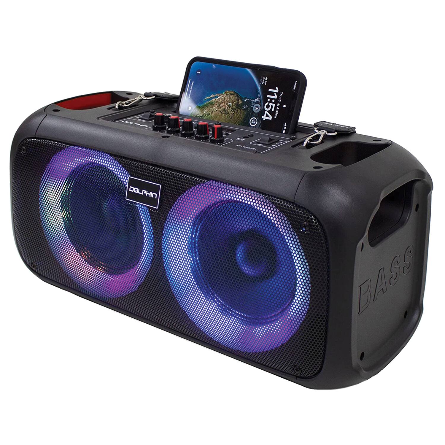 Dolphin Audio Portable 2,000 watt peak power Bluetooth Party