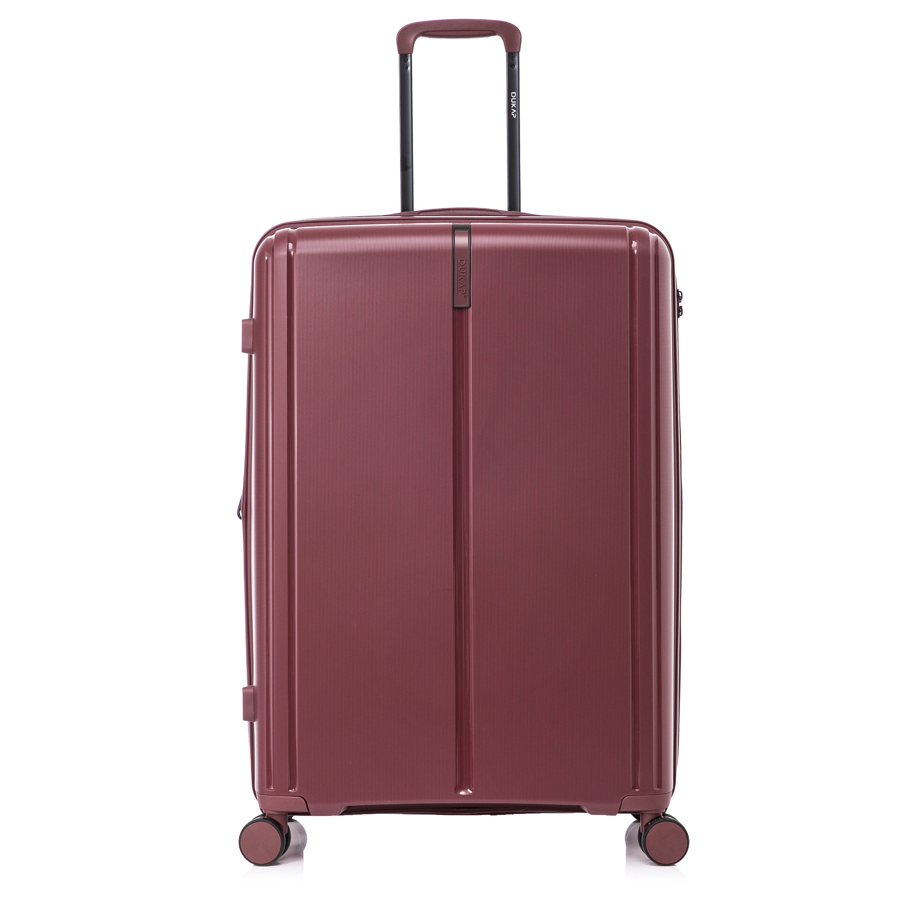 Alt View 4. DUKAP - Airley Lightweight Hardside Spinner Luggage 28" - WINE.