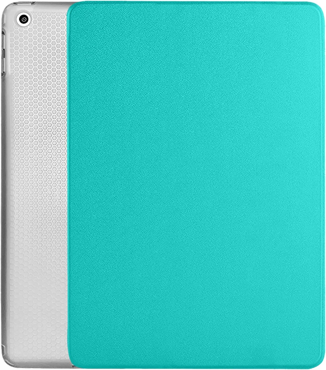 Front. DuraSafe Cases - iPad 10th Gen 10.9" 2022 Tri-Fold TPU Case for Viewing and Typing A2696 A2757 A2777 A3162 A3354 A3355 A3356 - Green.