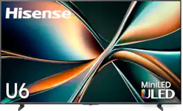 Hisense - 85" Class U6 Series MiniLED QLED UHD 4K HDR Smart Fire TV (2025)