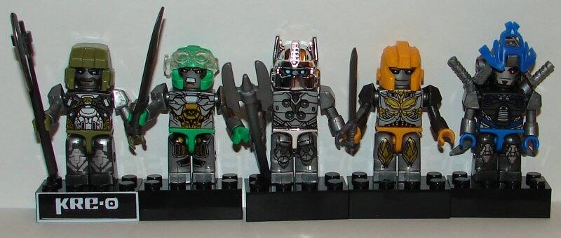 Alt View 4. Transformers - Silver Knight Autobots Set | Transformers KRE-O Set.