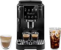 De'Longhi - Magnifica Start Automatic Coffee & Espresso Machine with Milk Frother for Hot & Iced Lattes, Coffee, & More ECAM22022B - Black - Front_Zoom