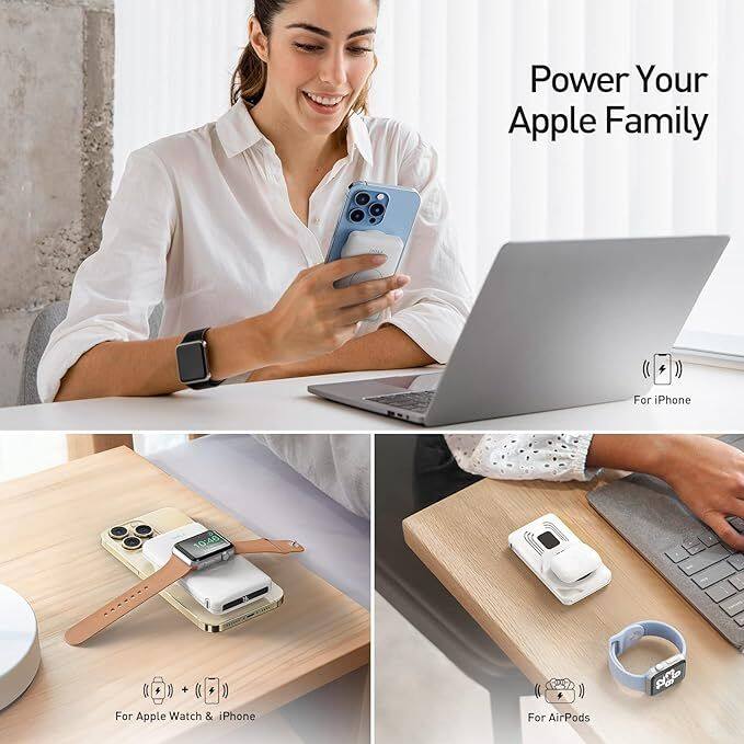 Power Your Apple Family

For iPhone

For Apple Watch & iPhone

For AirPods