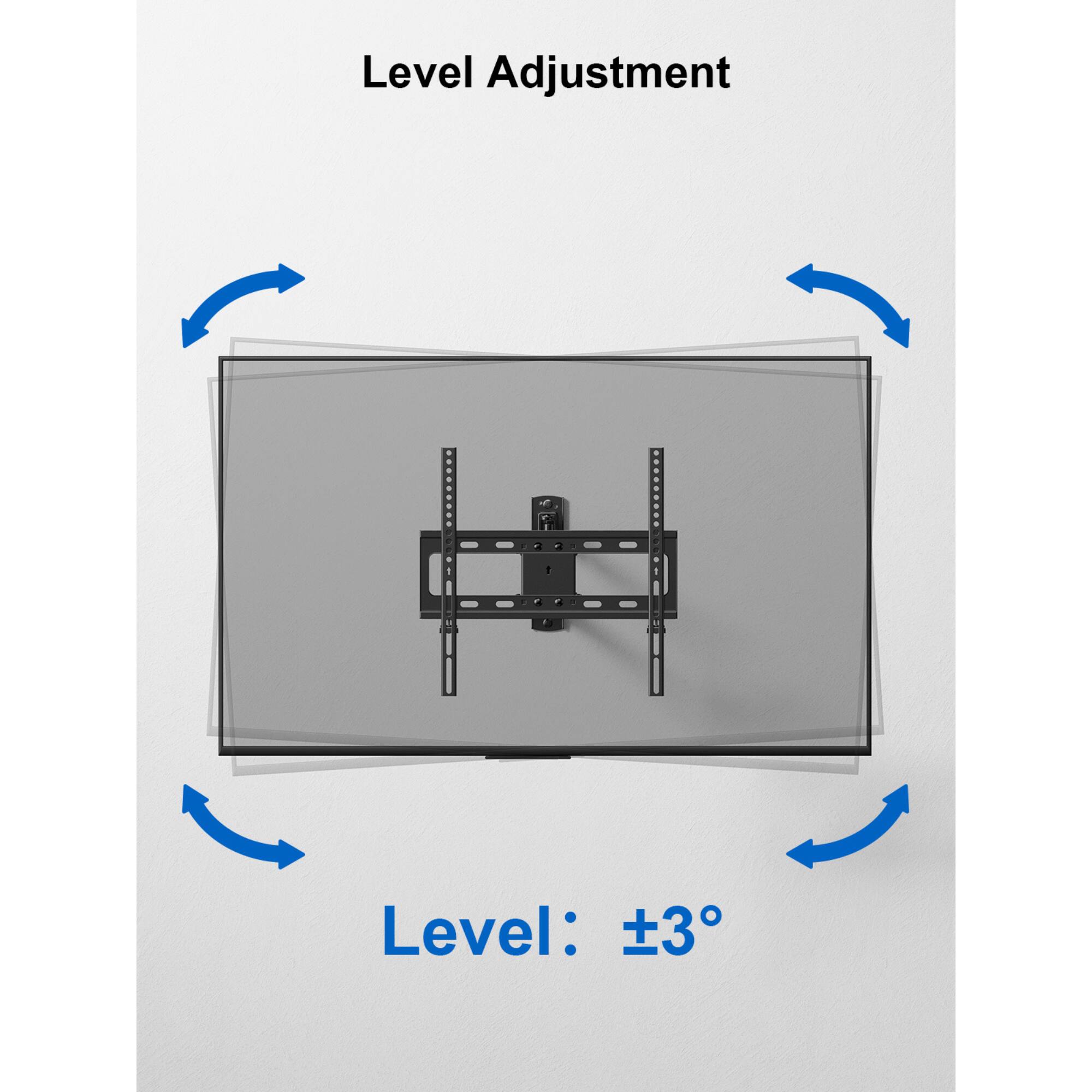 Level Adjustment, Level: ±3°