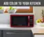 Left. Farberware - Classic 1.1 Cu. Ft. Countertop Microwave Oven.