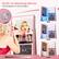 Built-in Makeup Mirror
Surrounded by 3-color LED lights
Blue
White
Yellow