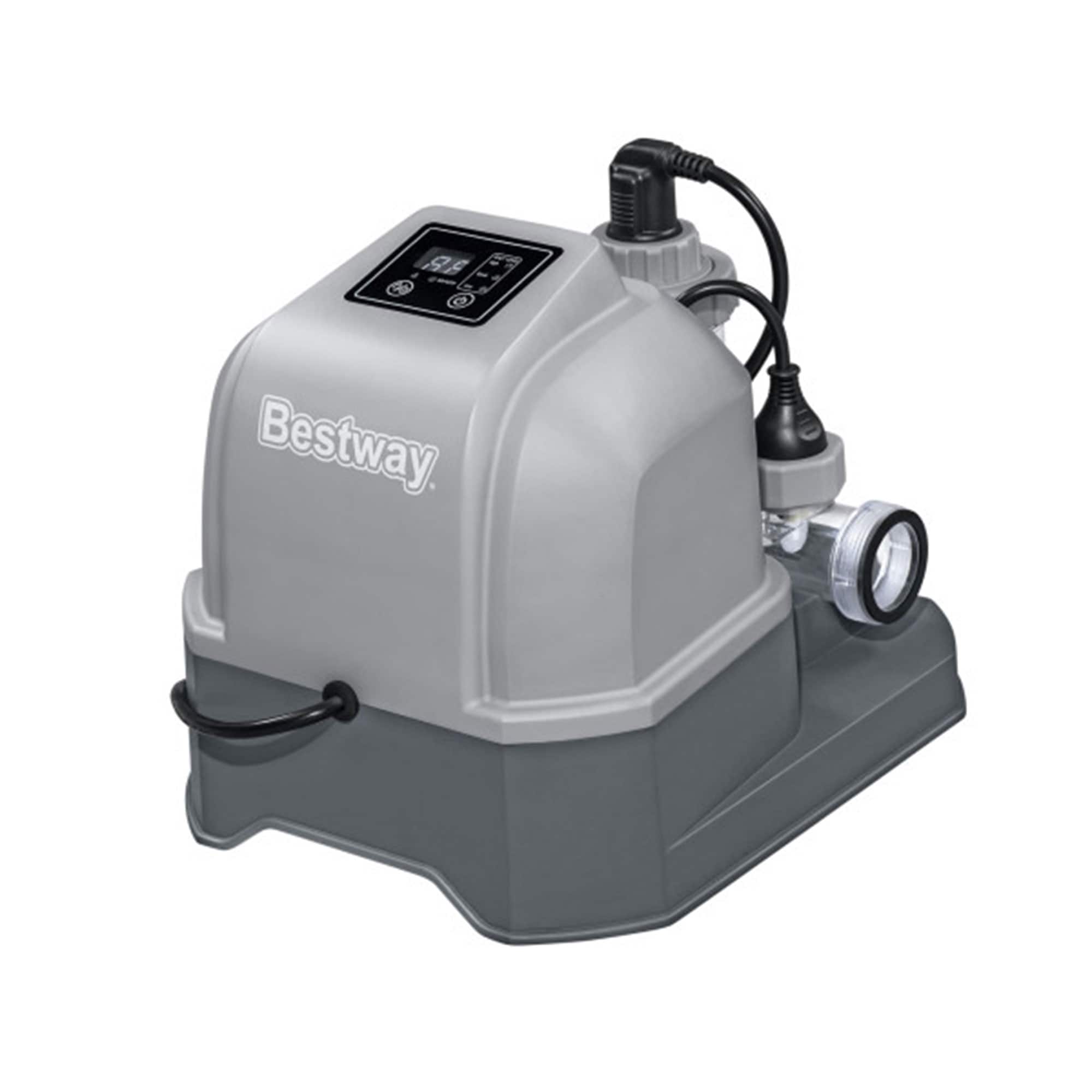 Bestway - Hydrogenic 12 G/H Saltwater Chlorinator for Above Ground Swimming Pools - Gray price history on PriceWatchPro