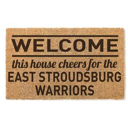 Jardine - East Stroudsburg Warriors 18" x 30" Welcome Doormat - Brown