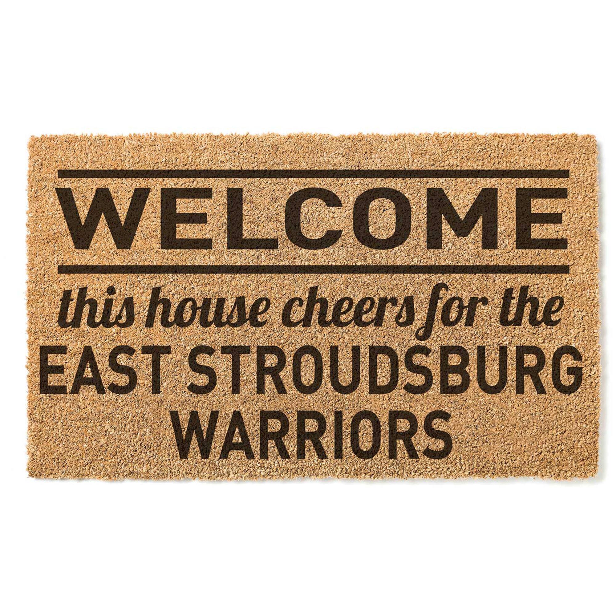 East Stroudsburg Warriors 18" x 30" Welcome Doormat