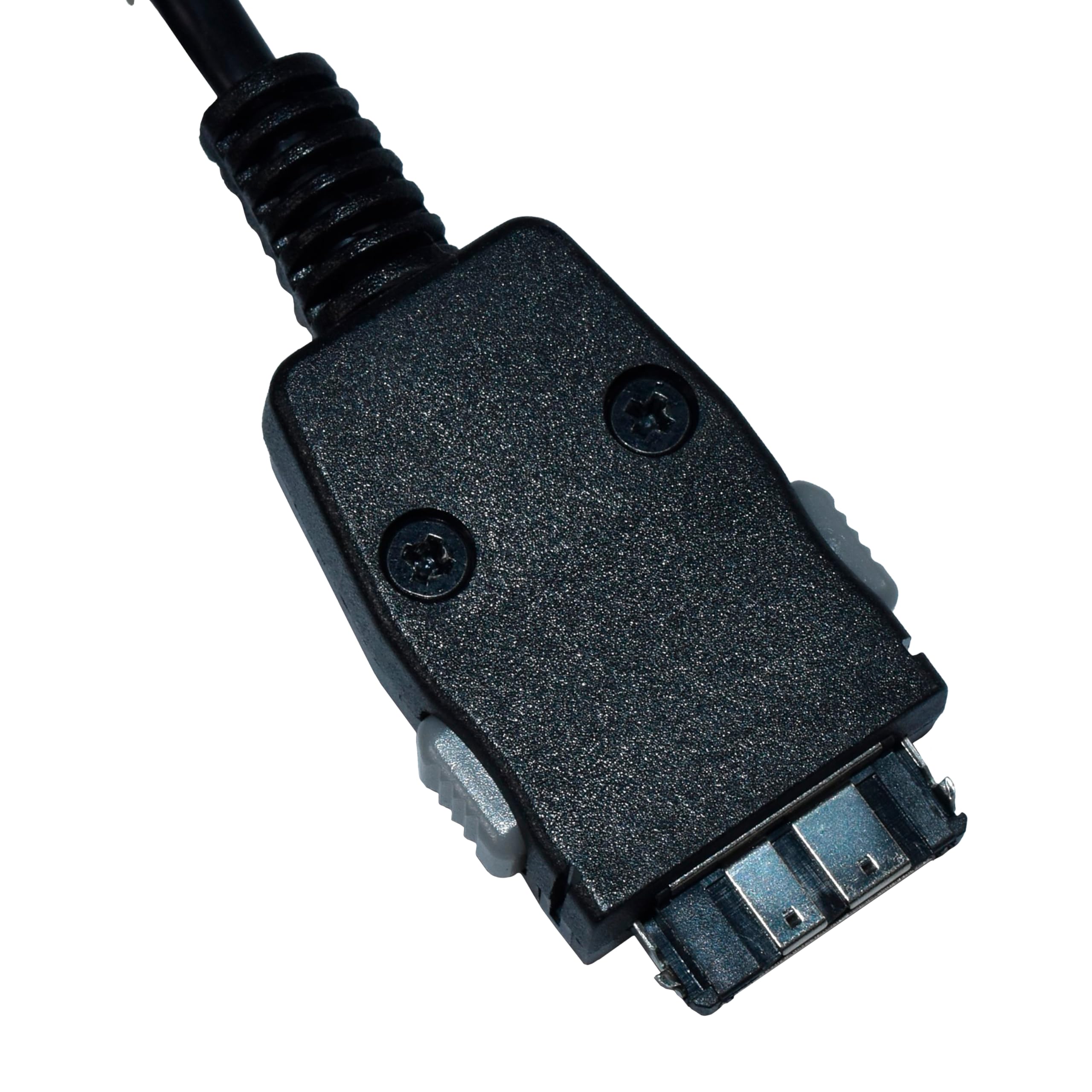 Left. HQRP - USB Charging Data Cable for Samsung MP3 MP4 Players - Replacement AH39-00899A - 1 m - Black.