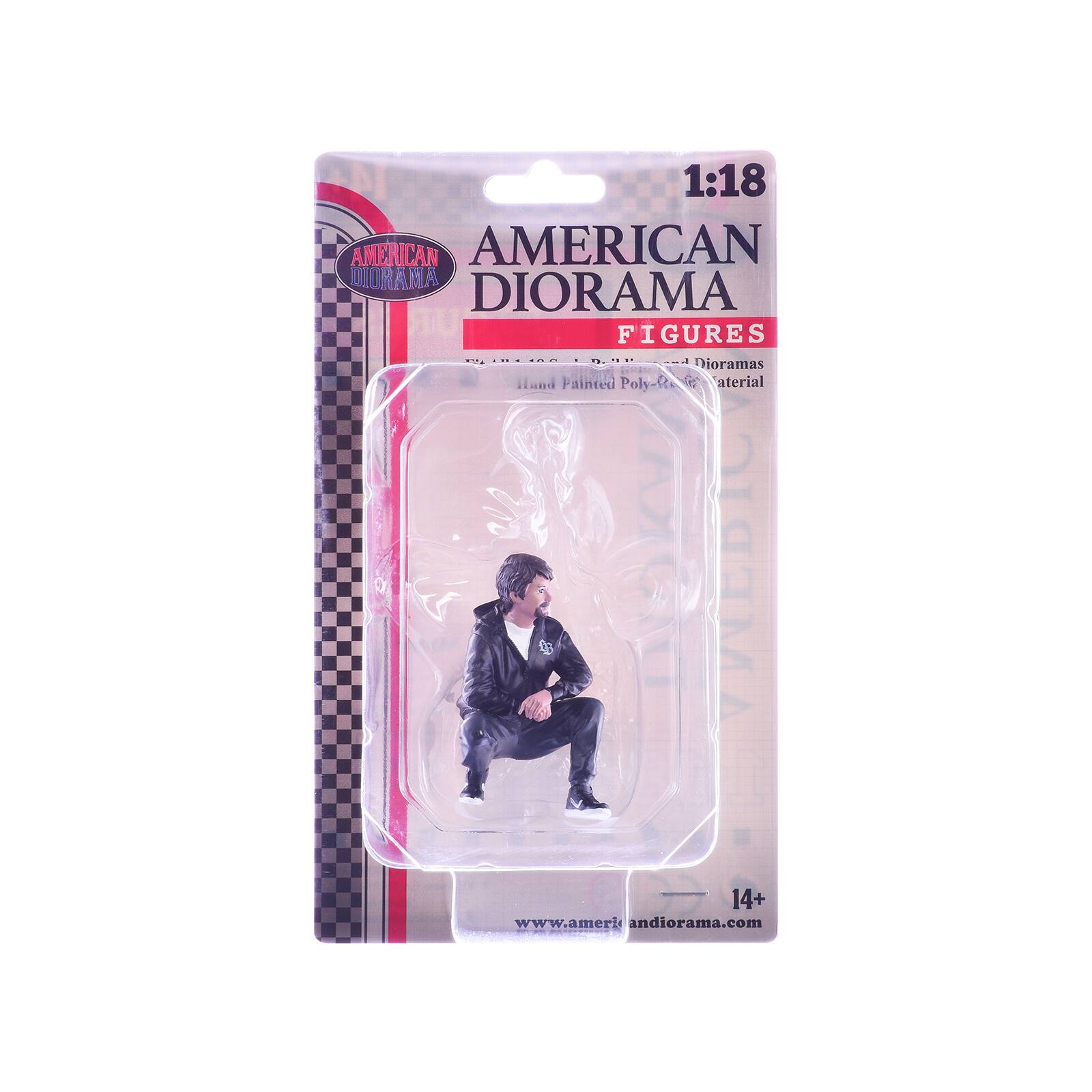 1:18 AMERICAN DIORAMA FIGURES  
Dioramas  
Hand Painted Poly-Ceramic  
14+  
www.americaniorama.com