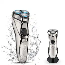 Dazzed Corner - Electric Razor for Men, Wet & Dry, Pop-Up Trimmer, USB Rechargeable