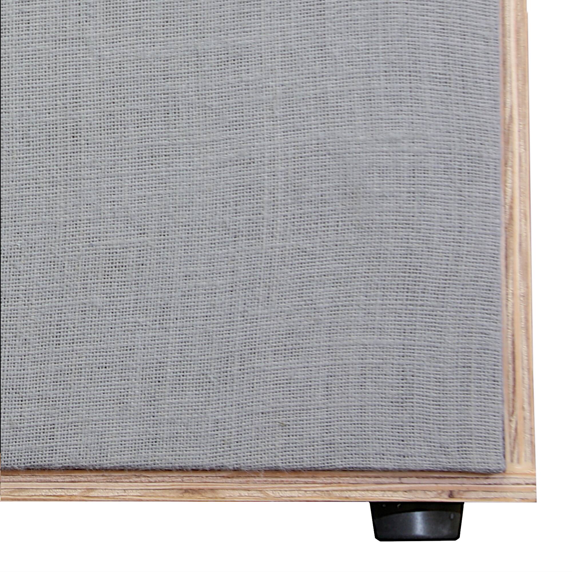Alt View 4. ATS Acoustics - Studio Stacker Portable and Stackable Gobo and Bass Trap 24" x 36" x 10" - Fog/Ivory Pine Finish.