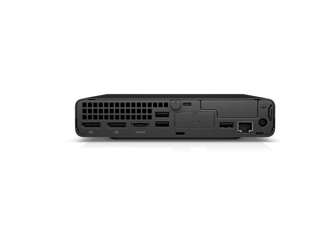 Alt View 1. HP - HP Elite Mini 800 G9, Intel Core i5-12500T 2.0GHz, 16GB DDR5, 256GB NVMe SSD, Windows 11 Pro 64-bit - Black.