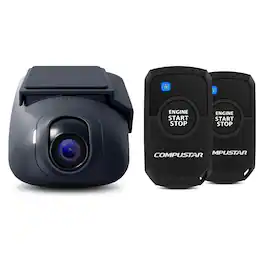 Compustar - DroneMobile XC-LTE Dash Cam with 1-Way Remote Start Bundle - Installation Included - Black