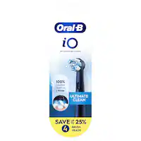 Oral-B - iO Series Ultimate Clean Replacement Brush Head for iO Series Electric Toothbrush (4 count) - Black - Alt_View_Zoom_11