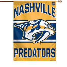 WinCraft - Nashville Predators 28" x 40" Primary Logo Single-Sided Vertical Banner - Multicolor