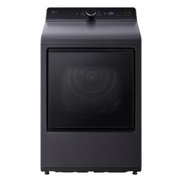 LG - 7.3 Cu. Ft. Smart Ventless Electric Dryer with Heat Pump and AI Sensing - Matte Black