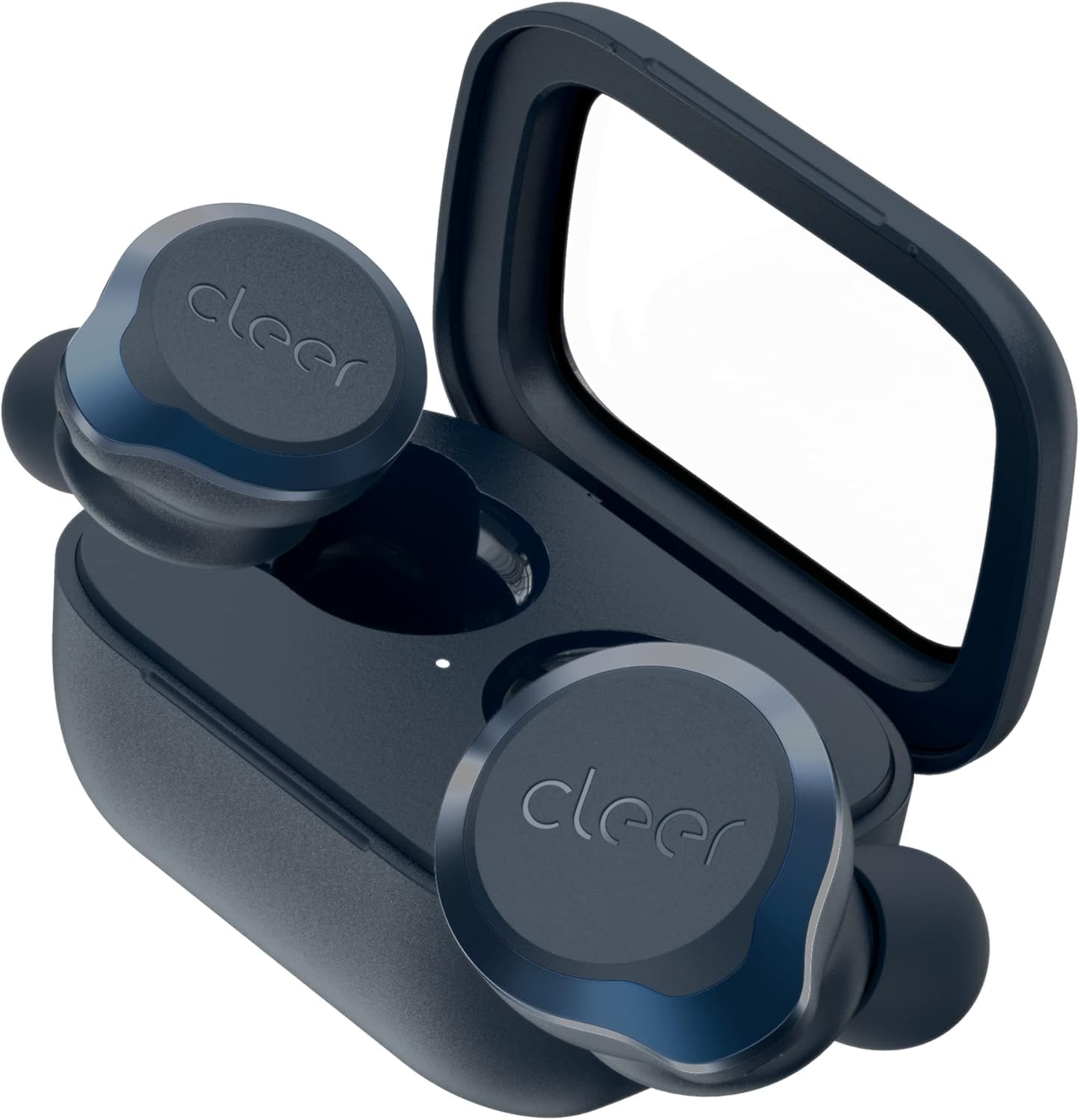 Cleer - Ally Plus II True Wireless Earbuds – ANC, 33Hr Playtime, IPX4, Clear Calls, iPhone & Android - Midnight Blue