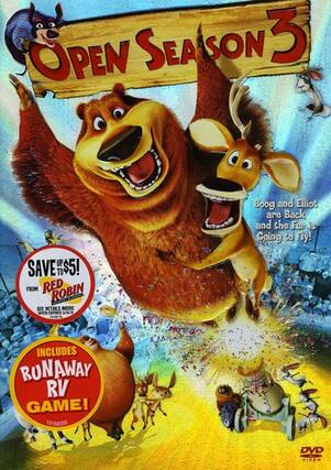 Front. Open Season 3 - DVD.