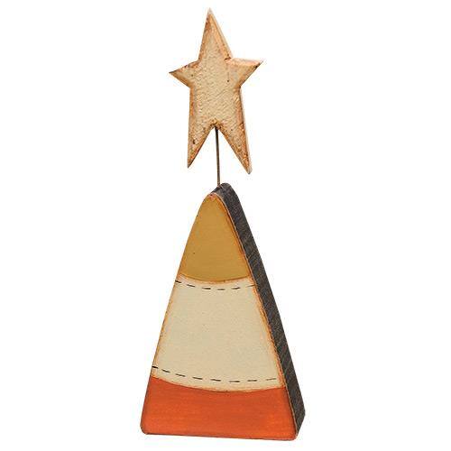 Front. BreeBe - Candy Corn w/Star Sitter - Multicolor.