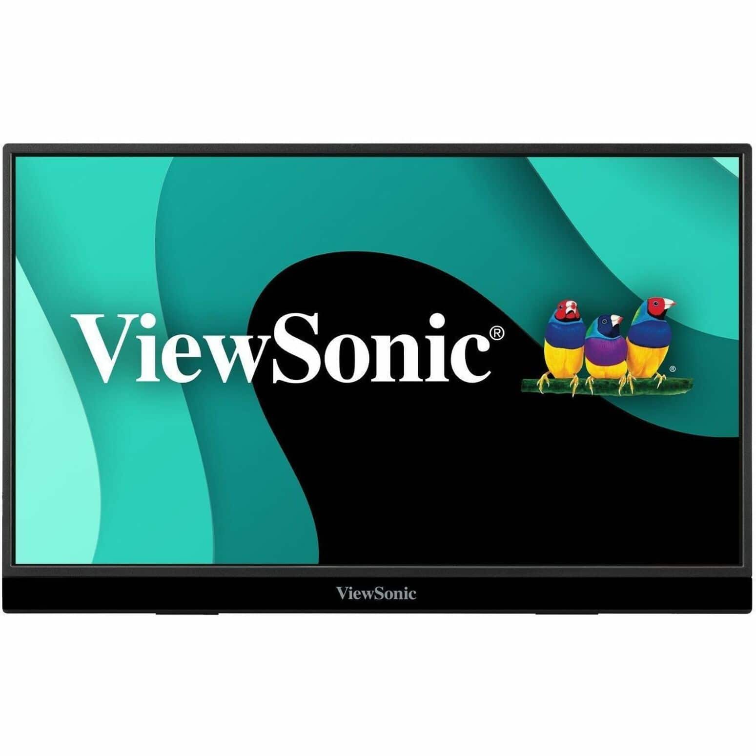 ViewSonic - VX1655-4K 15.6" IPS LED UHD Portable Monitor (USB-C, Mini HDMI) - Black - Front_Zoom