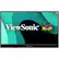 Front. ViewSonic - VX1655-4K 15.6" IPS LED UHD Portable Monitor (USB-C, Mini HDMI) - Black.