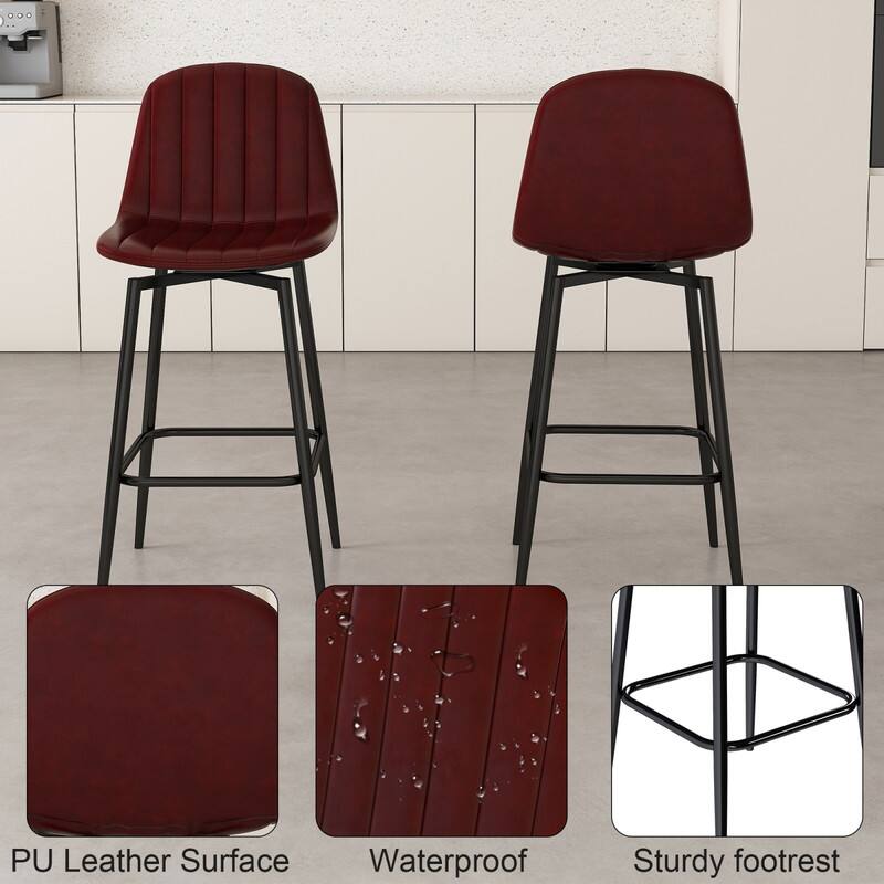 PU Leather Surface  
Waterproof  
Sturdy footrest