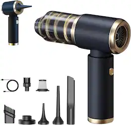 Core Tech - 15000Pa 4-in-1 Cordless Handheld Vacuum, Air Duster and Inflator - Multicolor