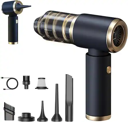 Front. Core Tech - 15000Pa 4-in-1 Cordless Handheld Vacuum, Air Duster and Inflator - Multicolor.
