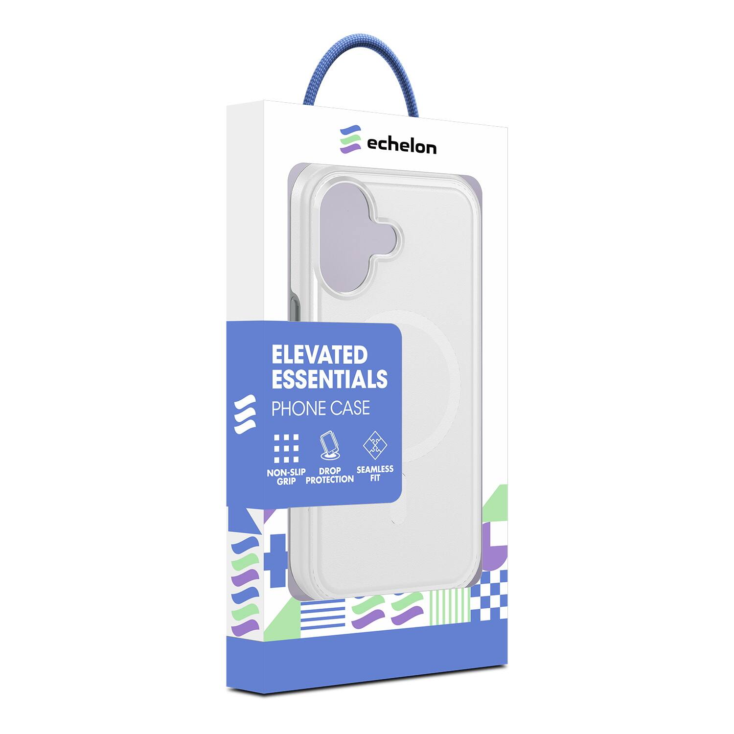 Echelon  
ELEVATED ESSENTIALS  
PHONE CASE  
NON-SLIP GRIP  
DROP PROTECTION  
SEAMLESS FIT