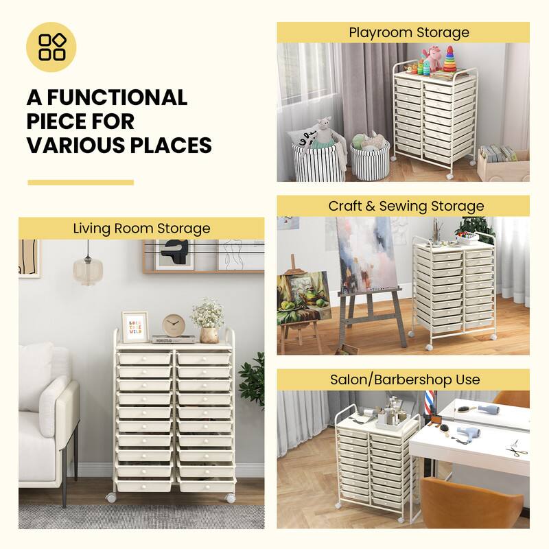 Playroom Storage  
A FUNCTIONAL PIECE FOR VARIOUS PLACES  

Living Room Storage  
Craft & Sewing Storage  
Salon/Barbershop Use