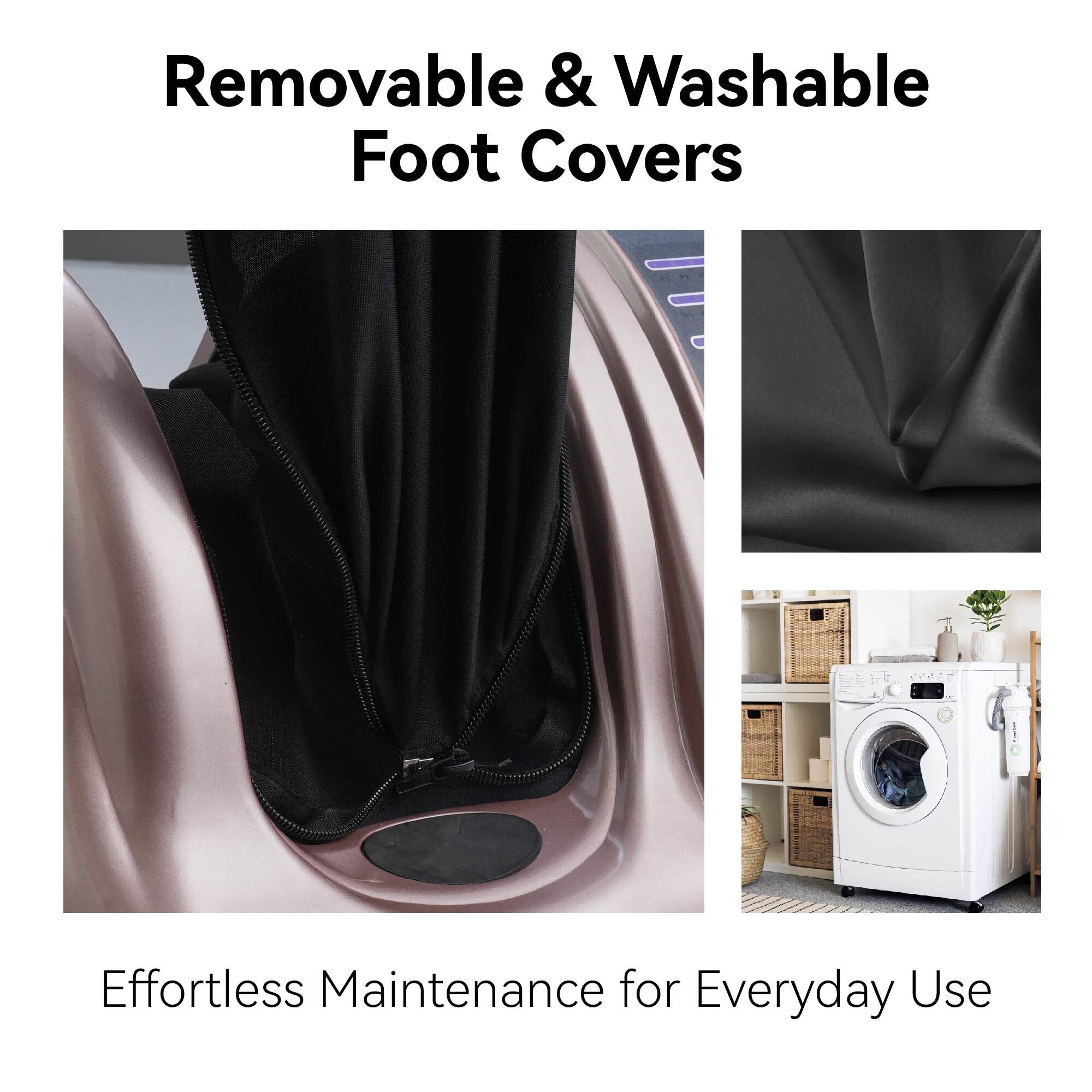 Removable & Washable Foot Covers

Effortless Maintenance for Everyday Use