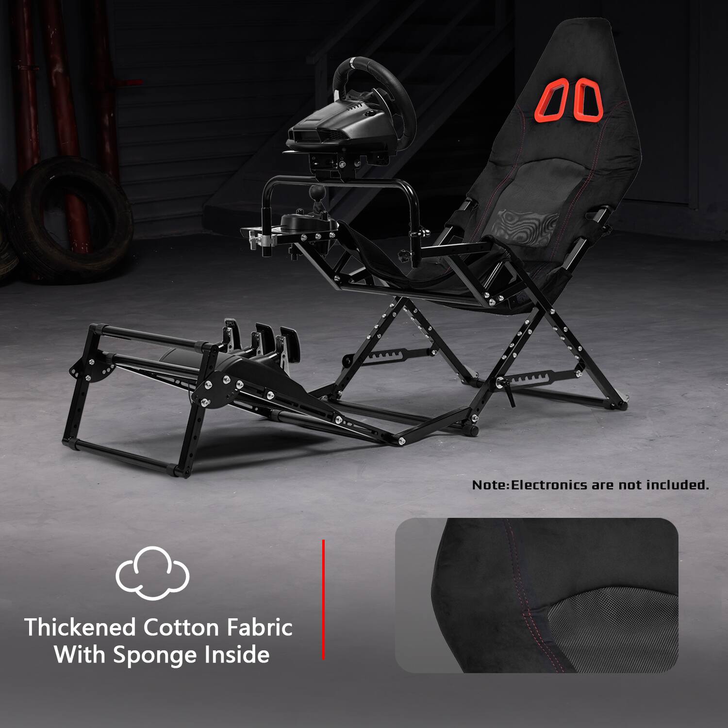 Note: Electronics are not included.  
Thickened Cotton Fabric With Sponge Inside