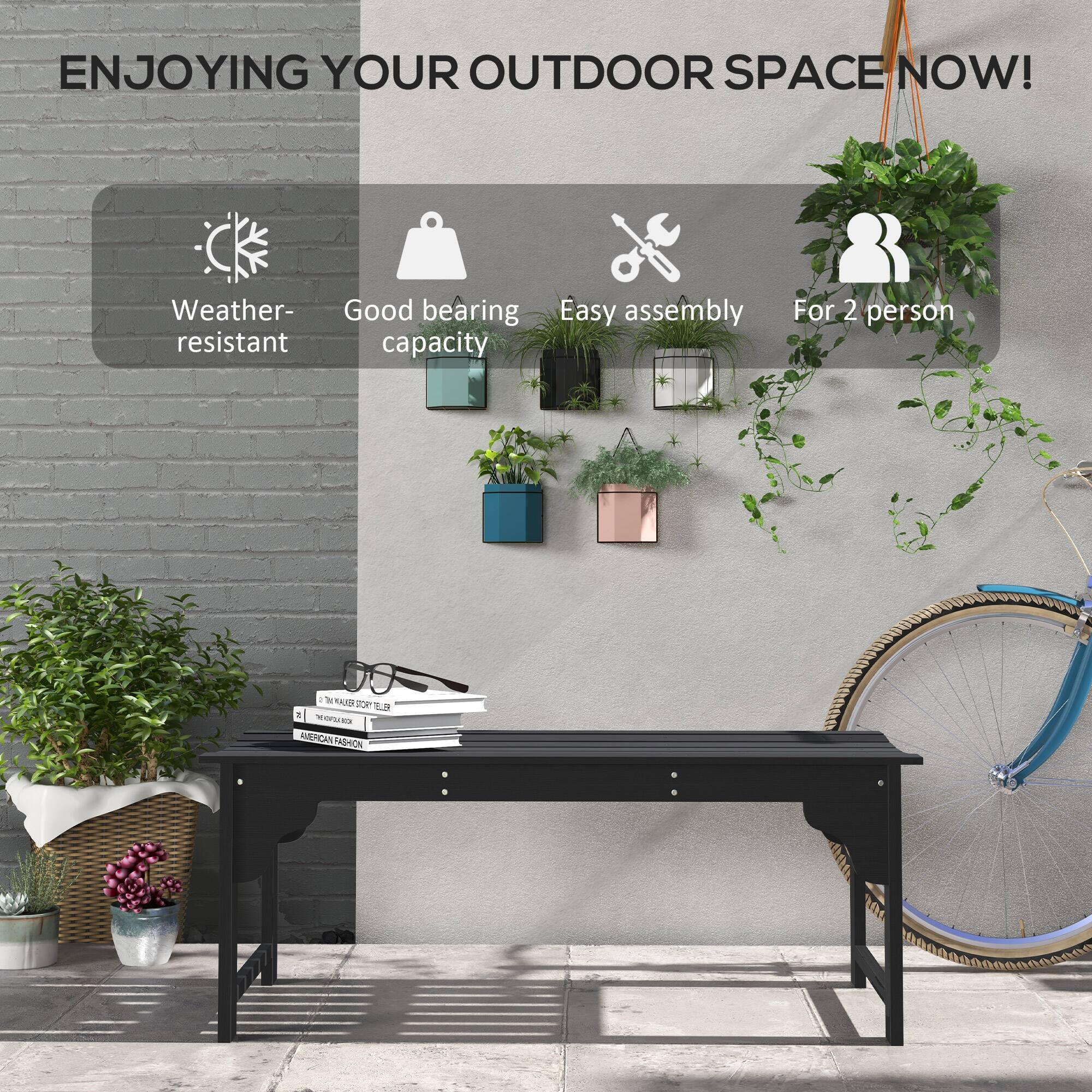 ENJOYING YOUR OUTDOOR SPACE NOW! Weather-resistant Good bearing capacity Easy assembly For 2 person.