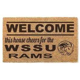 Jardine - Winston-Salem State Rams 18" x 30" Welcome Doormat - Brown