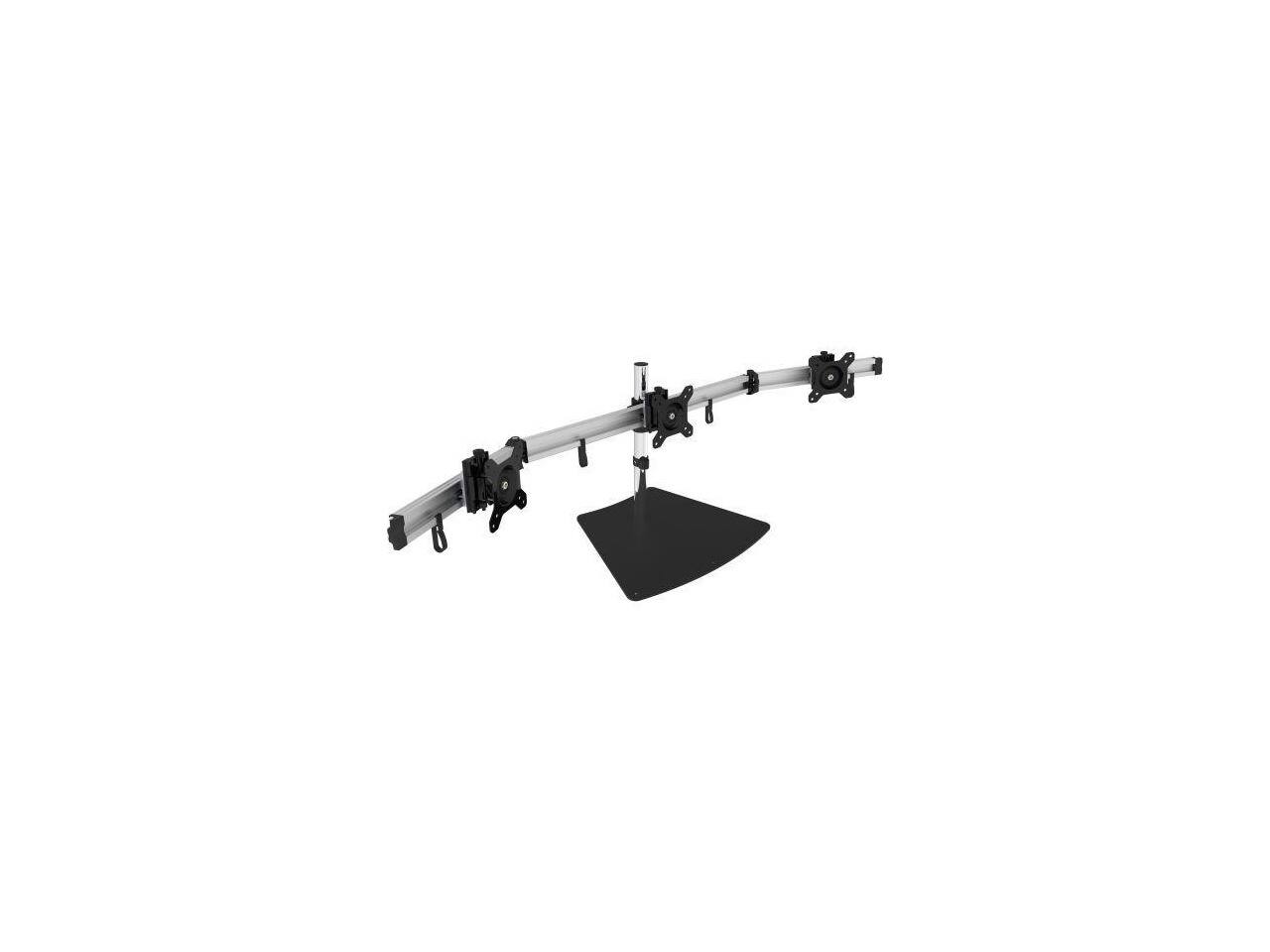 Alt View 1. SIIG - Easy-Adjust Triple Monitor Desk Stand - 13" To 27" - Dual Color.